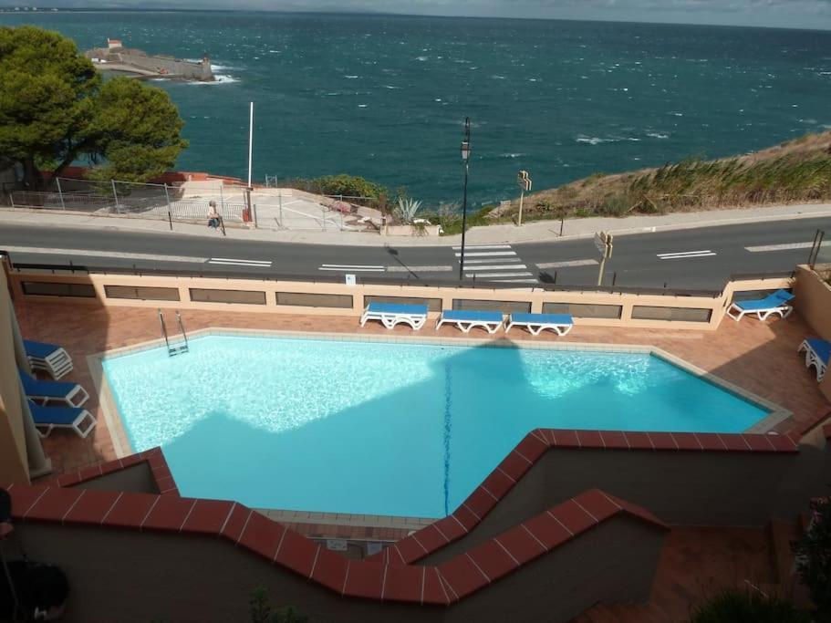 Location Vue Mer Du Samedi Au Samedi, Clim, Parking, Piscine, Plage Collioure Exteriör bild
